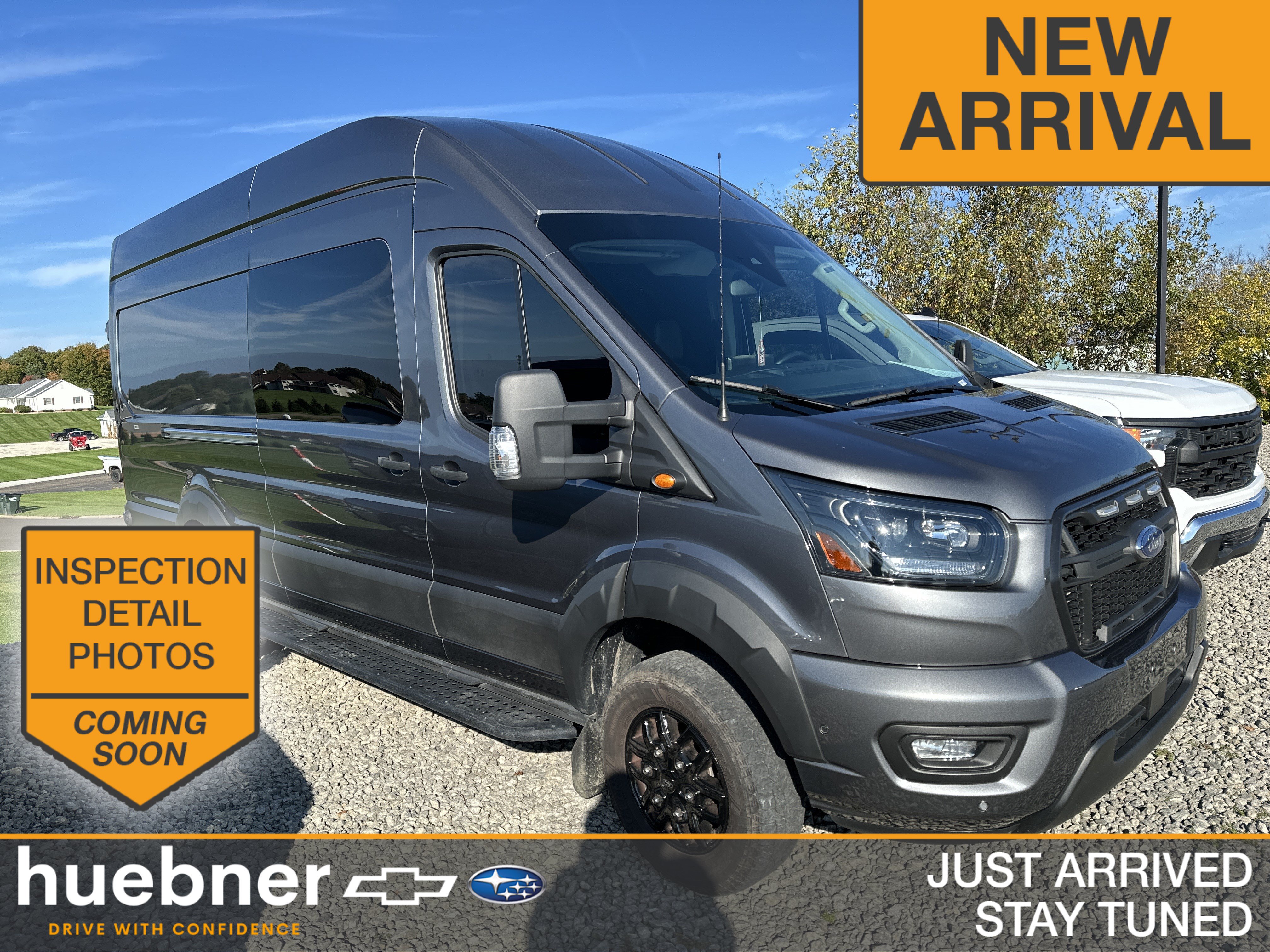 Used 2023 Ford Transit 350 148 High Roof Extended AWD w/ Transit Trail Package image 1