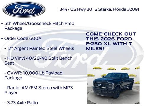 New 2026 Ford F250 XL w/ STX Appearance Package image 20