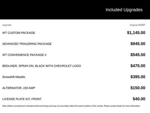 New 2026 Chevrolet Colorado W/T w/ WT Custom Package image 10