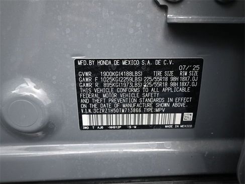 Certified 2026 Honda HR-V Sport image 4