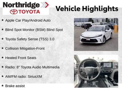 Used 2026 Toyota Camry LE FWD image 2