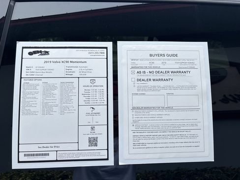 Used 2019 Volvo XC90 T5 Momentum w/ Multimedia Package image 8