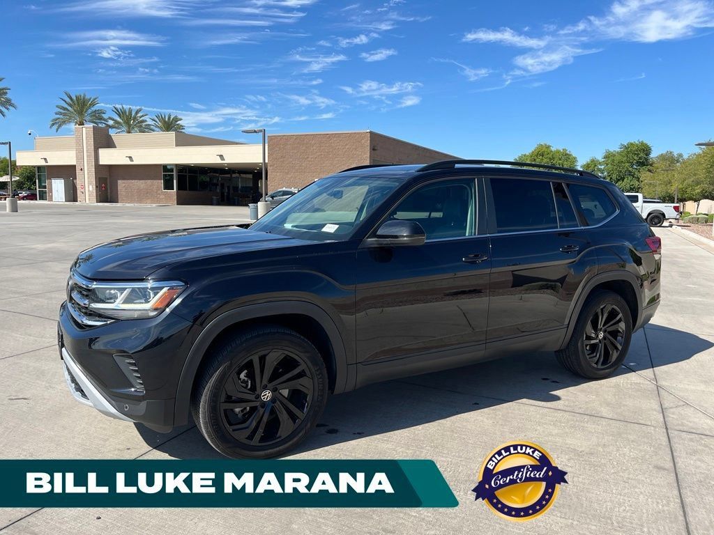 Used 2023 Volkswagen Atlas SE w/ Panoramic Sunroof Package AWD/4WD image 1