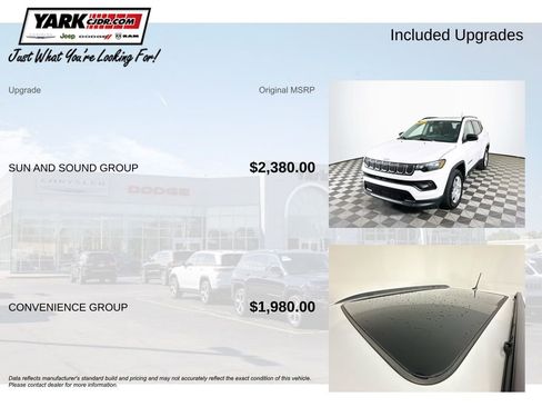 Certified 2022 Jeep Compass Latitude w/ Sun and Sound Group image 5