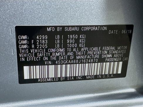 Used 2018 Subaru Impreza 2.0i image 18