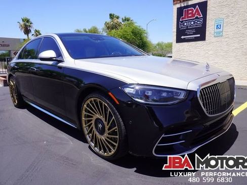 Used 2021 Mercedes-Benz S 580 4MATIC Sedan w/ AMG Line image 2