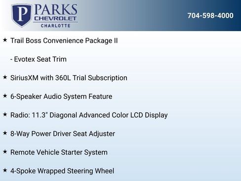New 2026 Chevrolet Colorado Trail Boss AWD/4WD image 21
