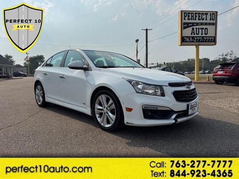 Used 2015 Chevrolet Cruze LTZ w/ Sun, Sound and Sport Package FWD image 1