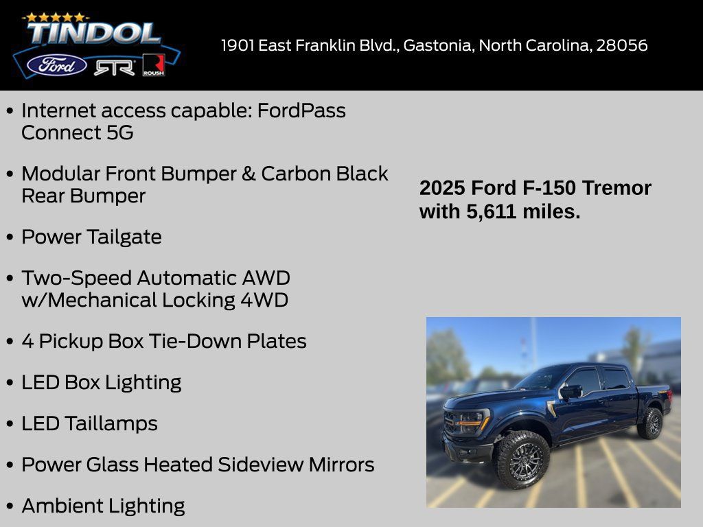 Used 2025 Ford F150 Tremor w/ Equipment Group 402A High AWD/4WD image 19