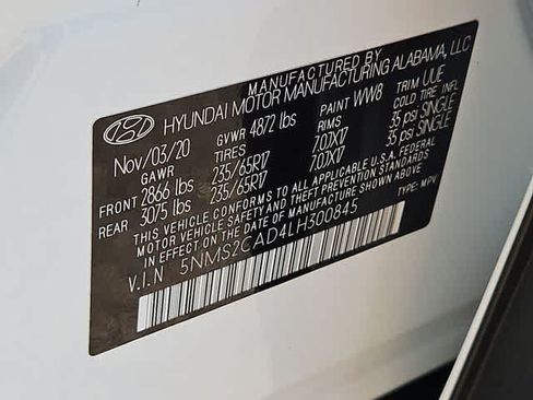 Used 2020 Hyundai Santa Fe SE AWD/4WD image 29
