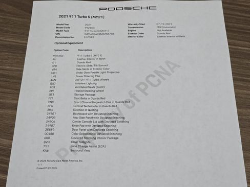 Certified 2021 Porsche 911 Turbo S AWD/4WD image 28