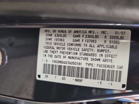 Used 2007 Honda Accord SE image 26