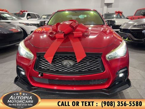 Used 2019 INFINITI Q50 Red Sport 400 w/ Sensory Package AWD/4WD image 31