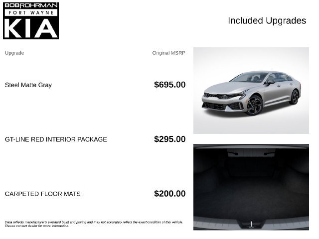 New 2026 Kia K5 GT-Line w/ GT-Line Red Interior Package AWD/4WD image 4