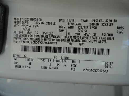 Used 2019 Ford Escape SE AWD/4WD image 23