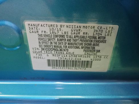 Used 2016 Nissan Versa Note SV image 33