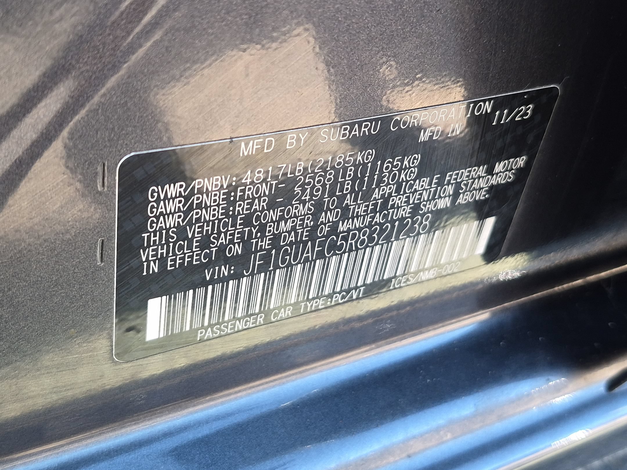 Certified 2024 Subaru Impreza 2.0i Sport AWD/4WD image 25