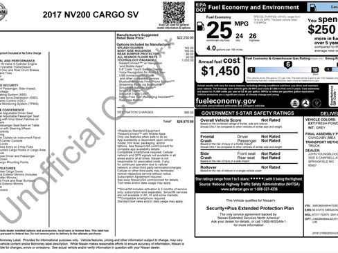 Used 2017 Nissan NV200 SV w/ Technology Package FWD image 3