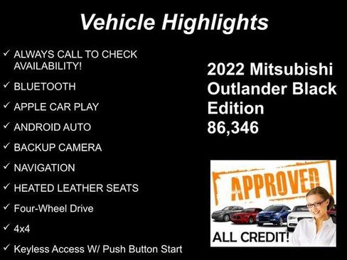 Used 2022 Mitsubishi Outlander SEL Black Edition AWD/4WD image 10