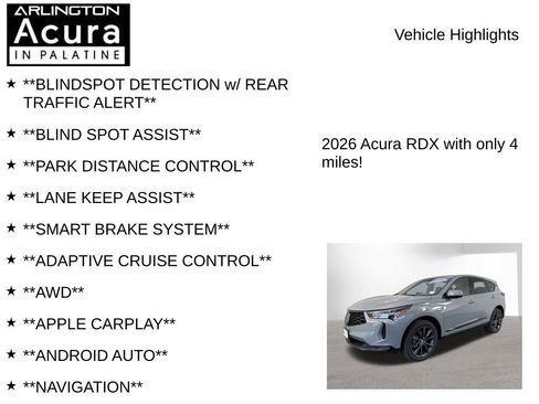 New 2026 Acura RDX A-Spec AWD/4WD image 7