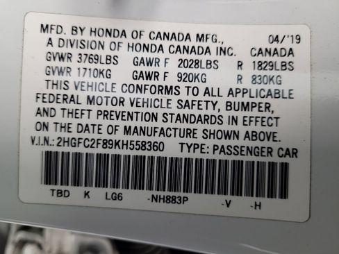 Used 2019 Honda Civic Sport image 33
