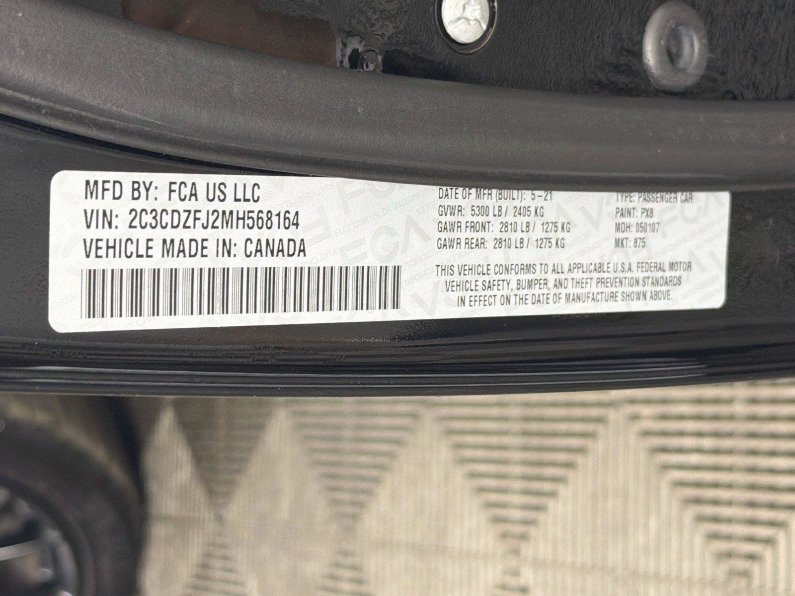 Used 2021 Dodge Challenger R/T Scat Pack RWD image 38