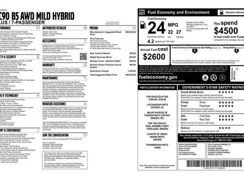 New 2026 Volvo XC90 B5 Plus AWD/4WD image 15