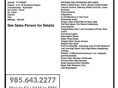 Used 2021 Ford F150 Lariat RWD image 32