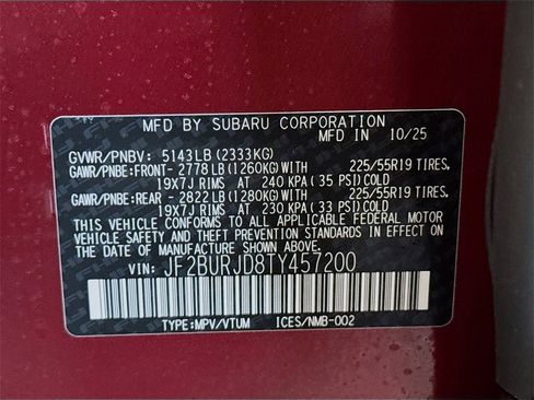 New 2026 Subaru Outback Touring XT image 31