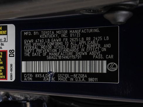 Used 2022 Lexus ES 350 w/ Premium Package image 34