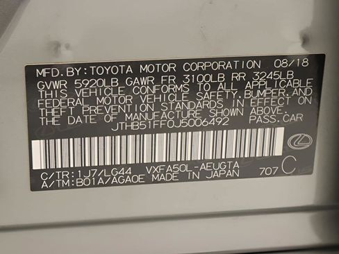 Used 2018 Lexus LS 500 w/ Interior Upgrade Package RWD image 16