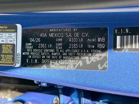 New 2026 Kia K4 EX FWD image 30