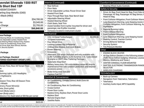 New 2026 Chevrolet Silverado 1500 RST AWD/4WD image 26