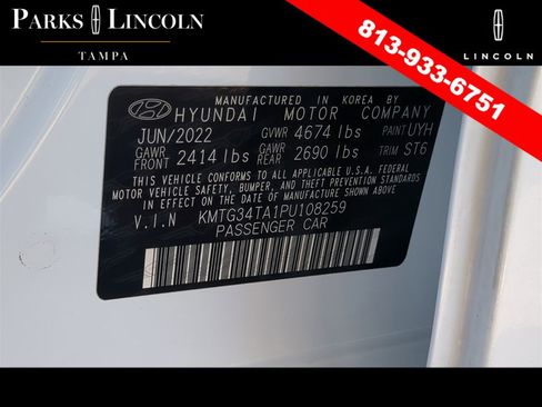 Used 2023 Genesis G70 2.0T w/ Sport Prestige Package image 35