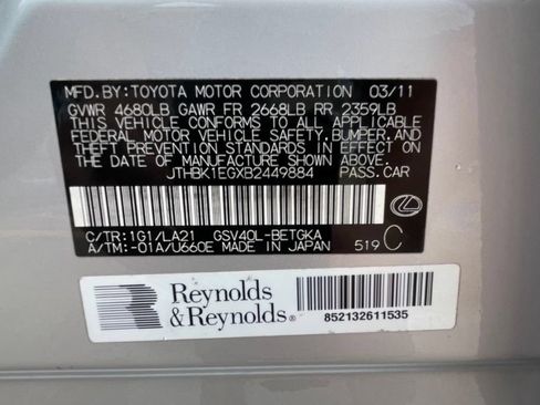 Used 2011 Lexus ES 350 FWD image 34