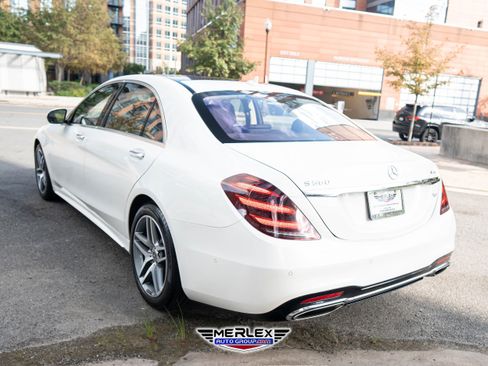 Used 2018 Mercedes-Benz S 560 4MATIC Sedan w/ AMG Line Exterior image 5
