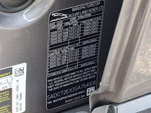 New 2025 Jaguar F-PACE R-Dynamic S image 20