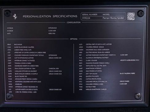 Certified 2025 Ferrari Roma Spider image 59