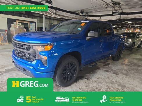 Used 2022 Chevrolet Silverado 1500 Custom RWD image 1