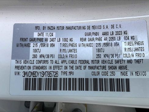 New 2025 MAZDA CX-30 2.5 Turbo w/ Premium Package image 12