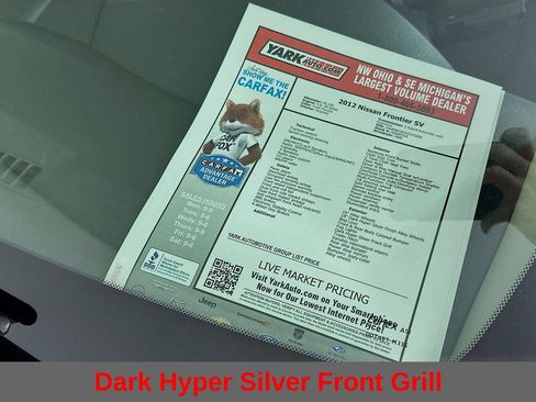 Used 2012 Nissan Frontier SV w/ Sport Appearance Pkg AWD/4WD image 14