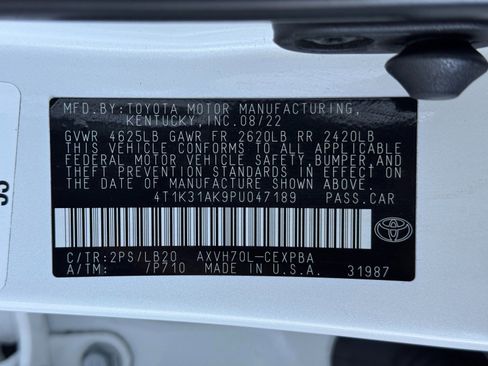 Used 2023 Toyota Camry XSE w/ Navigation Package image 43