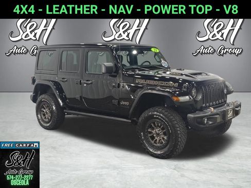 Used 2021 Jeep Wrangler Unlimited Rubicon w/ Trailer Tow Package AWD/4WD image 1
