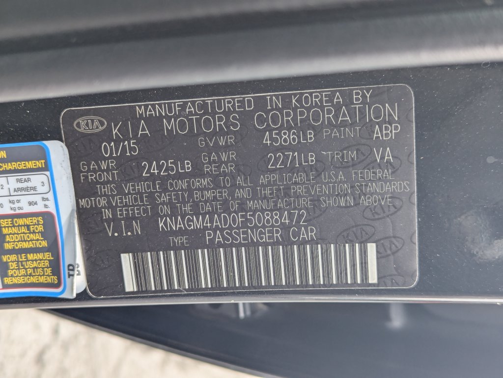 Used 2015 Kia Optima LX FWD image 35