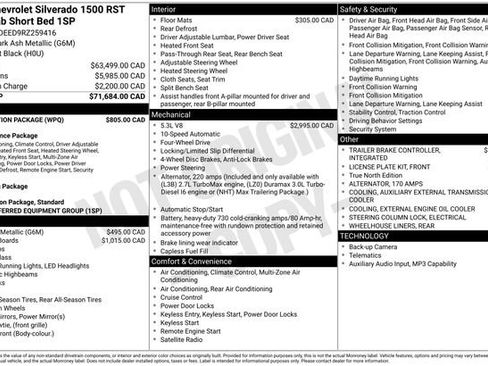 Used 2024 Chevrolet Silverado 1500 RST w/ Protection Package AWD/4WD image 20