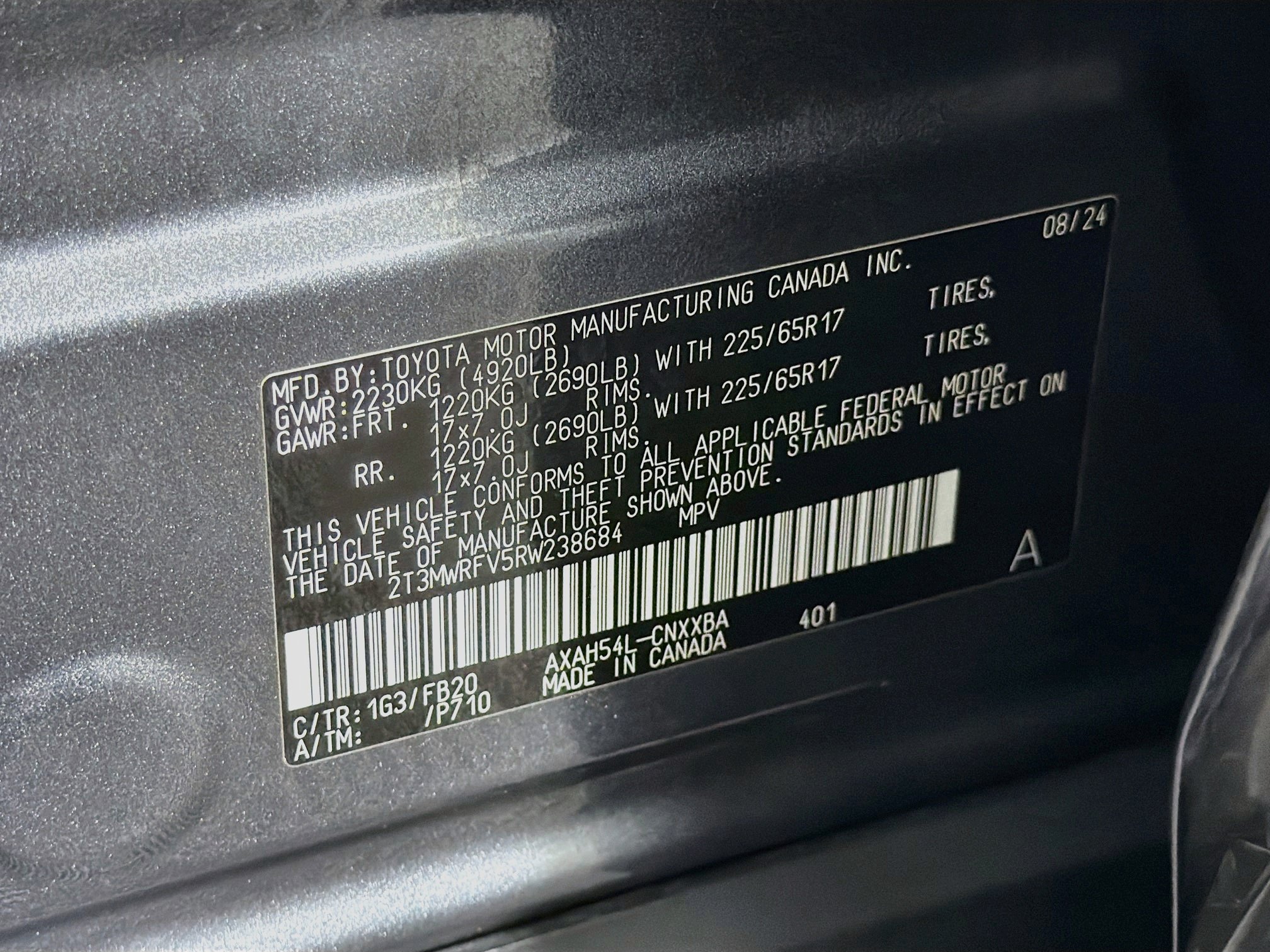 Used 2024 Toyota RAV4 LE AWD/4WD image 12
