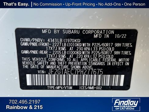 Certified 2023 Subaru Crosstrek 2.0i Premium image 34