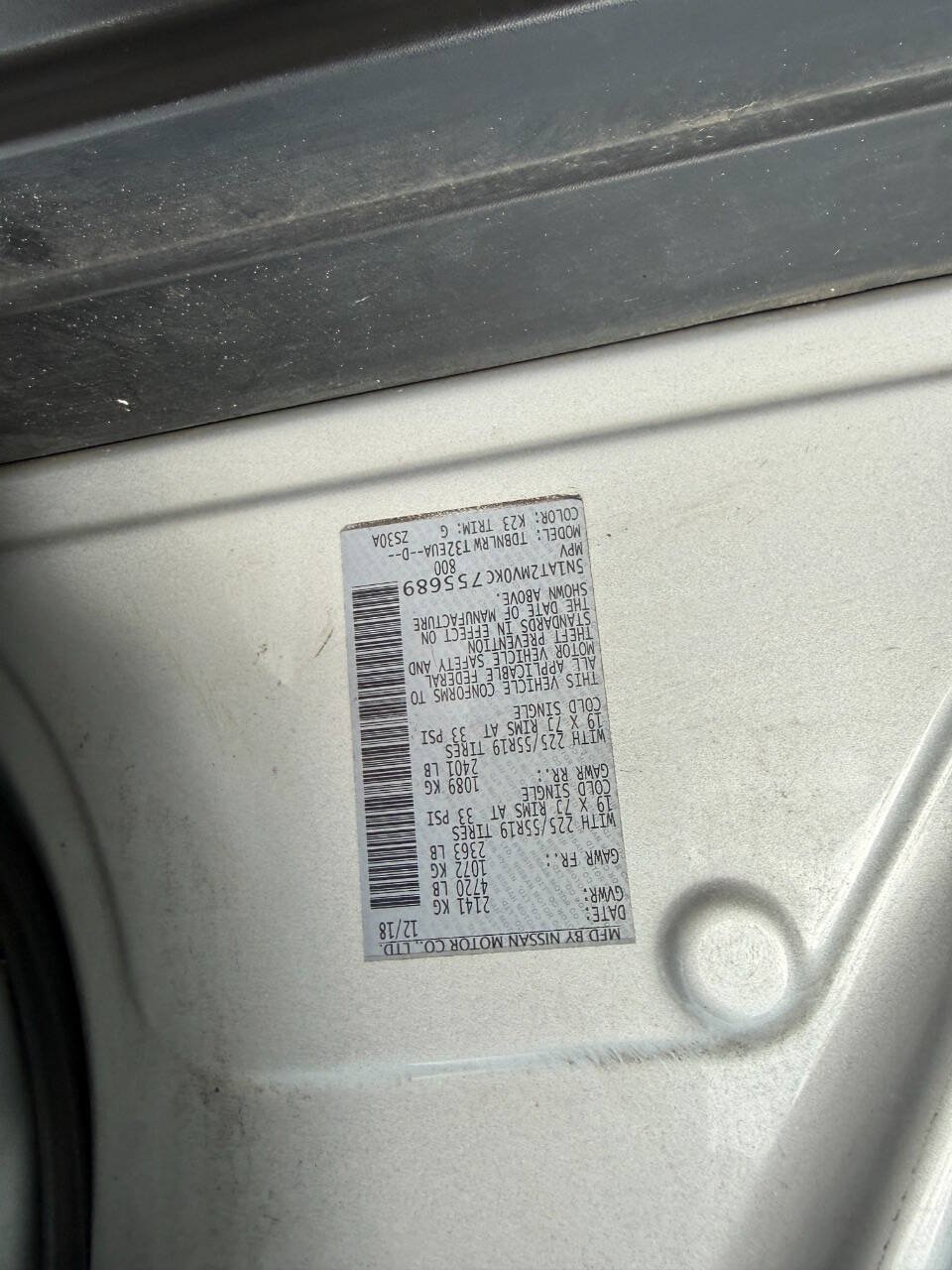 Used 2019 Nissan Rogue SL AWD/4WD image 17