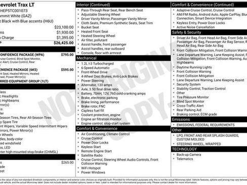 New 2026 Chevrolet Trax LT w/ Driver Confidence Package image 4