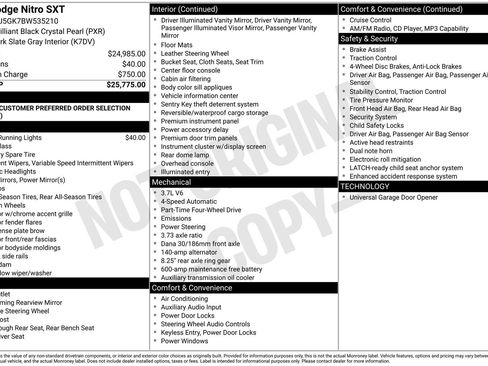 Used 2011 Dodge Nitro SXT image 18